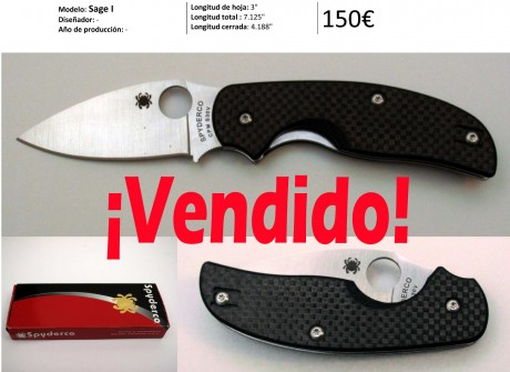 Vendo varias navajas Spyderco. Todas modelos antiguos, descatalogados o también ediciones limitadas numeradas. 11