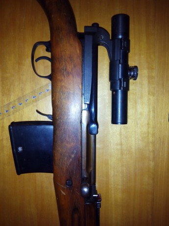 Vendo visor pu con montura para los railes de los tokarev svt40. Esta en perfectas condiciones. Muy dificil 00
