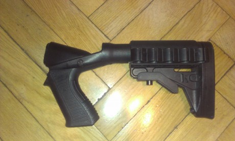 Se VENDE esta maravillosa culata KNOXX para escopetas REMINGTON 870, así como accesorio POWERPACK específico 01