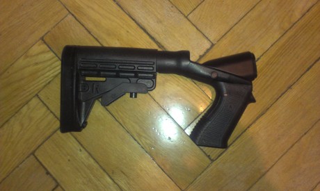 Se VENDE esta maravillosa culata KNOXX para escopetas REMINGTON 870, así como accesorio POWERPACK específico 00