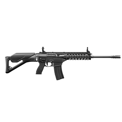 Hola. Esta es la nueva carabina de sig sauer. Es una maravilla con múltiples componentes, incluido el 00