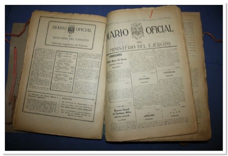 Dispongo de los Diarios Oficiales del Ejercito correspondientes al segundo trimestre de 1941. En total 02