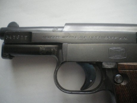 Pistola Mauser calibre 6,35 inutilizada por fresado en Recamara certificado de la G.Civil, para poner 01