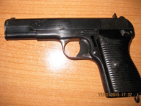 Tokarev del 9mm, con 2 cargadores originales, admite cargadores de la tokarev 7, 62x25, funda cuero replica 70