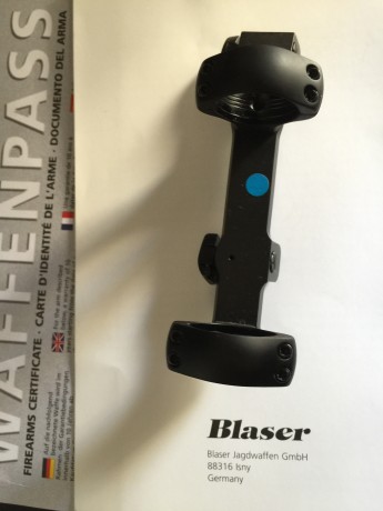 Montura para Blaser ( válidas para R/ 93 - R/8 - K-95 ) anillas de 1 pulgada (26 ) totalmente nuevas-300€. 12