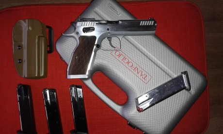 VENDO PISTOLA TANFOGLIO STOCK II ( Cañon pesado)
.Con todas las piezas  XTREME
(Disparador, martillo , 00