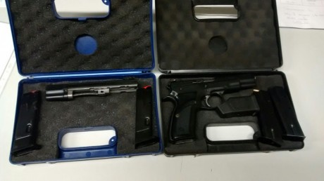 Vendo cz75b+ carro 22, vendo por tener una STI y no usar la CZ, esta impecable y va con las siguientes 00