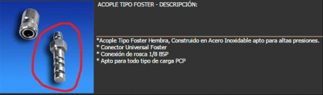 Hola, tengo una Cometa Lynx que como sabeis tiene un conector foster, y voy a comprar una Hatsan at44 00