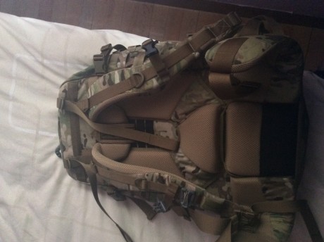 Mochila camuflaje Tatonka, de la empresa alemana Tasmanian tiger, 45 litros total, mochila tactica con 00
