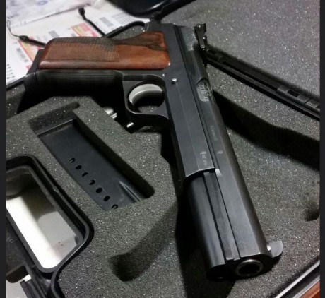 CERRAR VENDIDA  Sig P210 6" cal.9mm Heavy frame  , FABRICADA EN SUIZA.
 
Sin hacer el rodaje, esta 10