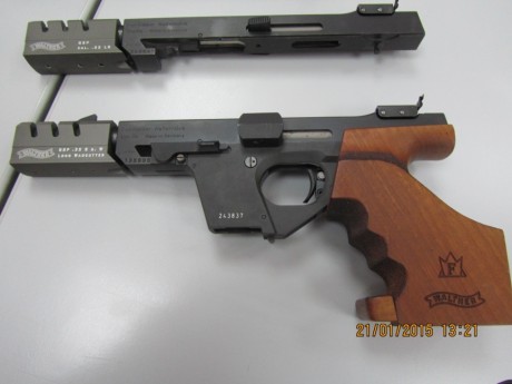 Vendo pistola marca WALTHER, CAL. 22LR CON CARRO DEL 32. COMO NUEVA. GUIADA CON LIC. F
PRECIO: 1.100E
TF. 00