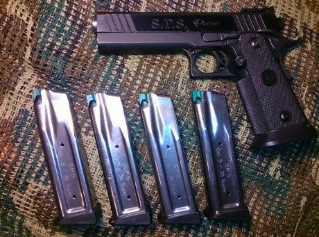 Vendo pistola SPS Pantera 2014 en 9mm pb. Alta capacidad y polímero.
Impecable como nueva, solo ha disparado 11