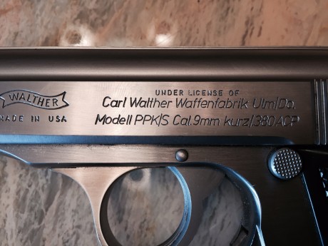 Muy a mi pesar tengo que deshacerme de una buena compañera MI WALTHER PPK/S cal.380 (9 corto)  Se encuentra 00