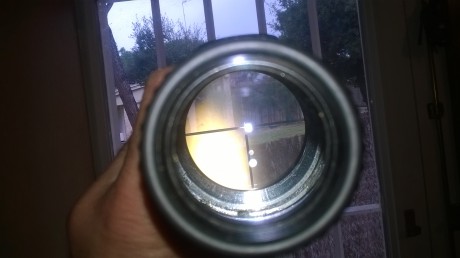 Vendo visor shilva 1,5-6x44 iluminado cruz interior gruesa,con alguna señal típica de las anillas pero 01