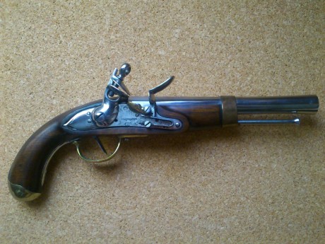 Para colección, vendo pistola de chispa original, reglamentaria del ejercito español, del modelo 1815, 02