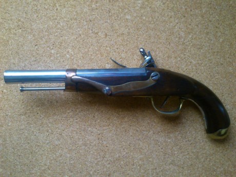 Para colección, vendo pistola de chispa original, reglamentaria del ejercito español, del modelo 1815, 01
