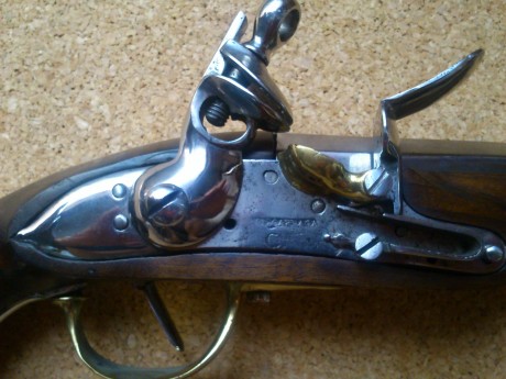 Para colección, vendo pistola de chispa original, reglamentaria del ejercito español, del modelo 1815, 00