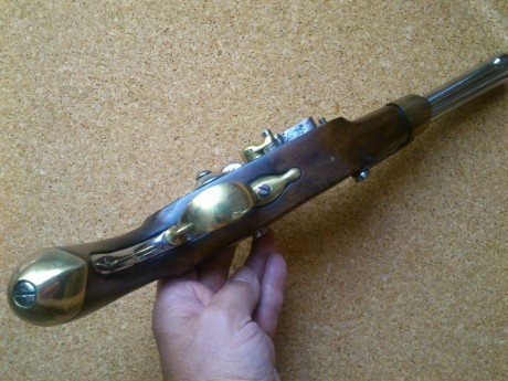 Para colección, vendo pistola de chispa original, reglamentaria del ejercito español, del modelo 1815, 10