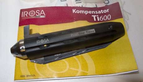 Vendo un compensador IROSA PROFIline TI600.
Valido para las pistolas de libre MORINI, MACH-GUN, TOZ ... 01