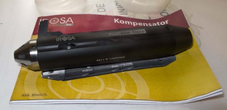 Vendo un compensador IROSA PROFIline TI600.
Valido para las pistolas de libre MORINI, MACH-GUN, TOZ ... 00