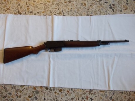 Hola,

Vendo una carabina Winchester modelo 1907, calibre .351,  con cargador de 5 balas, en perfecto 00