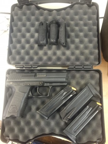 Hola vendo pistola heckler & koch p2000, calibre 9mmp, capacidad 13+1, 2-3 cargadores (a negociar) 02