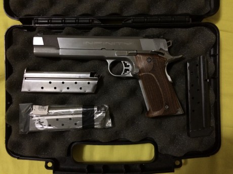 Hola vendo varias armas por dejar el tiro por temas de trabajo

Infinity Scepter 6" 9mm =1600€
tres 30