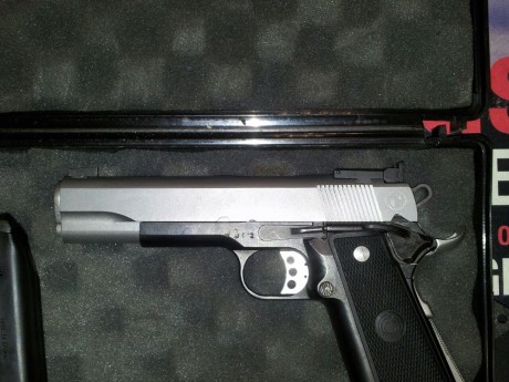 Vendo PARA-ORDNANCE P16-40.

Calibre .40 S&W

Corredera CASPIAN, dos cargadores de 16 disparos y uno 00
