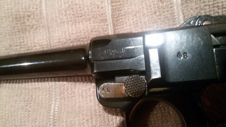 Recientemente he aquirido esta luger byf 41, está repavonada pero de manera impecable respetando todos 12