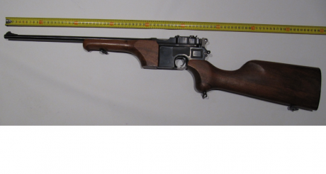 Vendo Carabina Mauser C-96, calibre 9mm parabellum
De la Waffen Fabrik Mauser de Oberndorf a Neckar

Escelente 02