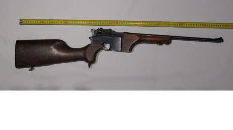 Vendo Carabina Mauser C-96, calibre 9mm parabellum
De la Waffen Fabrik Mauser de Oberndorf a Neckar

Escelente 00
