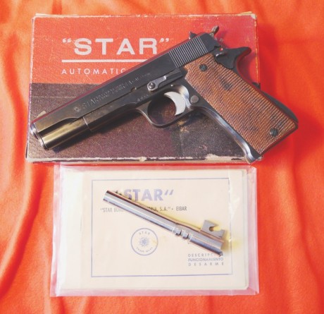 Hola a todos, quiero vender una Star A-Super en su caja original con tres cargadores y un cañon de repuesto 11