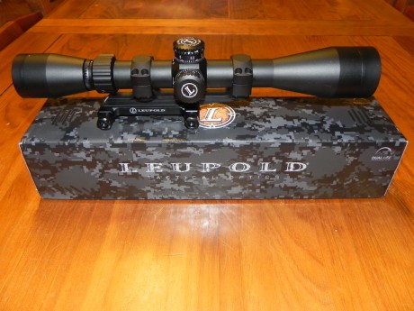 Vendo visor Leupold serie Ar mod -1 3-9x40, reticula dúplex con su montura marca Leupold, ideal para rifles 02