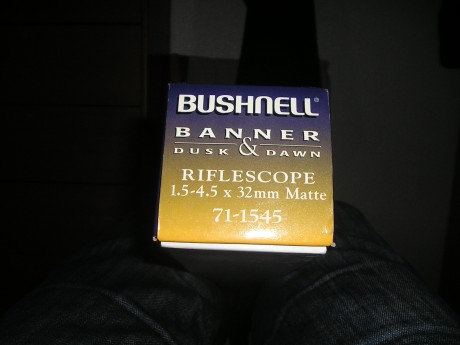 Vendo visor Bushnell Banner de 1,5-4,5-32 : 
                      
                          Tubo de 10