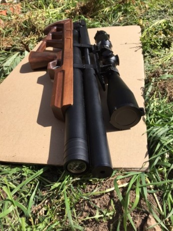 Hola, vendo este equipo que contiene:
Kaliber Criket 68cm cal 5,5 (22)
Visor optisan mama lite 4x16x44 02