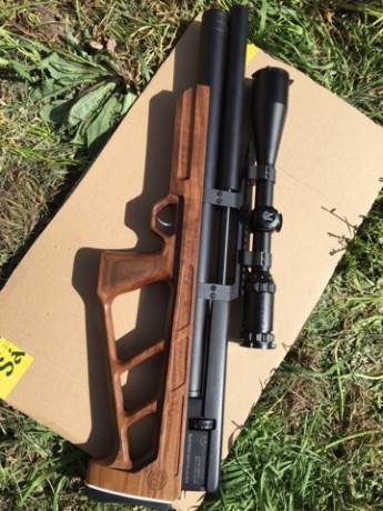 Hola, vendo este equipo que contiene:
Kaliber Criket 68cm cal 5,5 (22)
Visor optisan mama lite 4x16x44 01