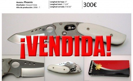 Vendo varias navajas Spyderco. Todas modelos antiguos, descatalogados o también ediciones limitadas numeradas. 01