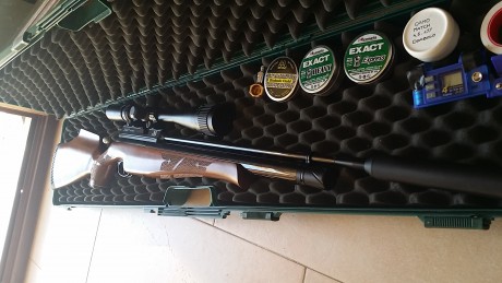 Vendo esta magnifica carabina en perfectisimo estado, ni un rasguño. 
Air arms s400f classic regulada 02