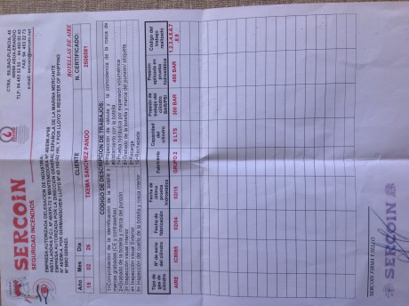 Por adquirir otra botella mas grande, vendo esta recién retimbrada como se aprecia en la etiqueta, válida 10
