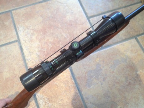 Vendo Carabina Norinco JW-20 semiautomática del calibre 22. Capacidad 10 balas, longitud total 84 cm y 02