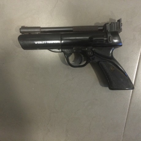 Cambio pistola webley tempest del 5.5 por carabina de aire comprimido tipo cometa fenix campact o gamo 00