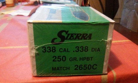 Hola buenas , se vende una caja sin abrir de 500 puntas Sierra Matchking de 250 gr HPBT en calibre .338

Precio 00