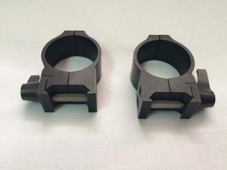 Hola vendo un juego de anillas Warne Maxima desmontables de 30mm Medianas.
Solo se probaron y no las he 02