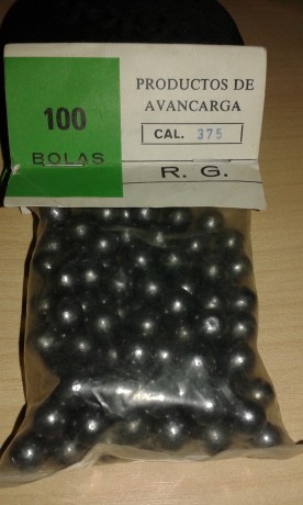 tengo 5 paquetes de bolas 100 bola R.G calibre 36 ( 375 ) y uno mas con 80 bola , el precio es de 6 € 00