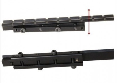 Ando buscando una base de 20 moas para acoplar a un carril dovetail de 11 mm, que no sea conversor, ya 11