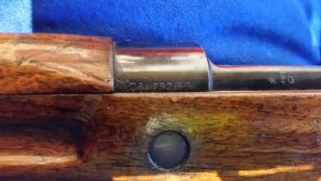 Buenas compañeros, necesito fotos de los marcajes de los coruñas que salieron de fábrica en cal. 308 (7,62x51mm) 41