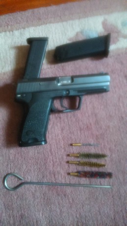 VENDIDA. CERRAR.

Vendo HK USP. 9mm parabellum.
Comprada a un compañero.
Apenas usada por mí. Perfecto 02
