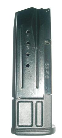 Vendo cargador original sobredimensionado para pistola compacta STEYR S9. Capacidad para 10 cartuchos 01