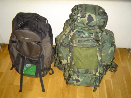 mochila ALTUS original del ejercito, tiene 100 litros aprox de capacidad y esta completamente nueva, no 01