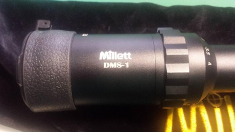 Visor MILLET DMS (Designated Marksman Scope) 1-4x24 prácticamente nuevo
Diámetro objetivo: 24 mm.
tubo: 01